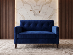 Bali Sofa 2 Seater In Royal Blue Color