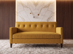 Bali Sofa 3 Seater In Yellow Color