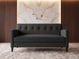 Bali Sofa 3 Seater In  Charcoal Grey Color