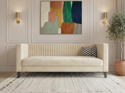 Miller Sofa 3 Seater In Bone White Color