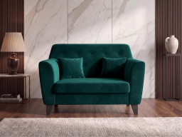 Andres Sofa 2 Seater In Emerald Green Color 