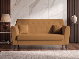 Andres Sofa 3 Seater In Mocha  Color 