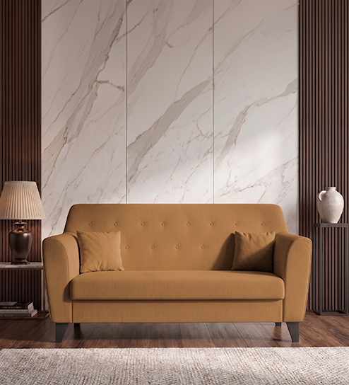 Andres Sofa 3 Seater In Mocha  Color 
