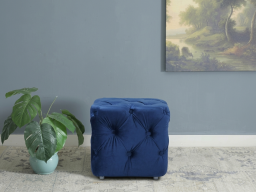  Lagoa Pouffe In Royal Blue Color