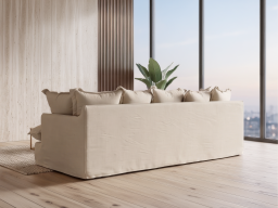 Regency Sofa In Natural Taupe Color