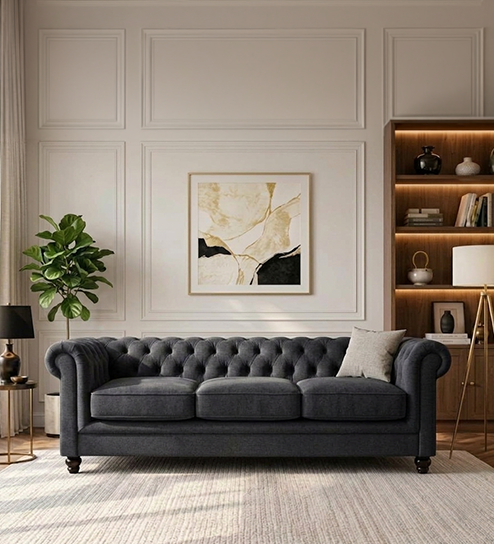 Jackson 3 Seater Sofa In Grey Color