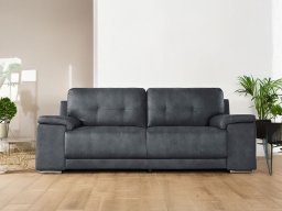 Alexa 3 Seater Sofa In Vintage Grey Premium Color