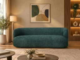Nexus Three Seater Sofa In Green Color