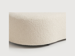 Palatine Three Seater Sofa In Off White Color