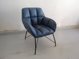 Bedroom Chair In Blue Colour 