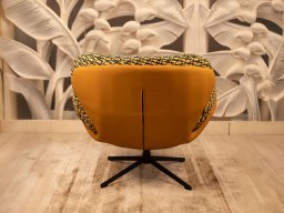 Relax Chair Orange & Black 