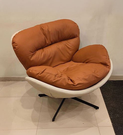 Cream & Orange 