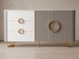 sideboard In Grey & White Colour 
