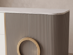 sideboard In Grey & White Colour 