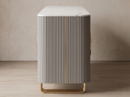 sideboard In Grey & White Colour 