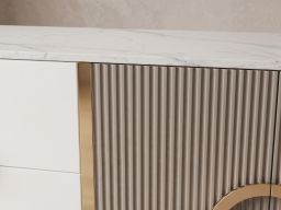 sideboard In Grey & White Colour 