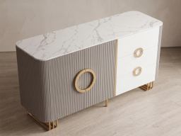 sideboard In Grey & White Colour 