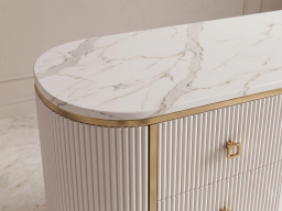 Sideboard In White Colour 