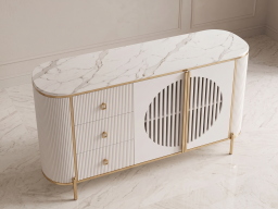 Sideboard In White Colour 