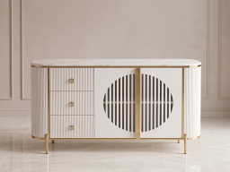 Sideboard In White Colour 