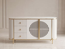 Sideboard In White Colour 