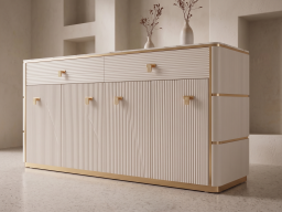 Sideboard In Beige Colour 