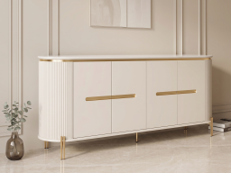 Sideboard In Gloss Gray Colour