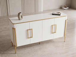 Sideboard In White Lacquer Colour 
