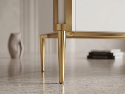 Sideboard In White Lacquer Colour 