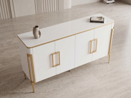 Sideboard In White Lacquer Colour 