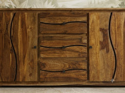  Roli Sheesham Side Board In Brown Colour
