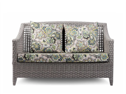 Glenn Outdoor Set 2 Seater 2 Single Seater & 1 Center Table In Grey Colour 