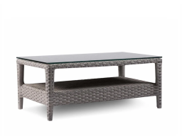 Glenn Outdoor Set 2 Seater 2 Single Seater & 1 Center Table In Grey Colour 