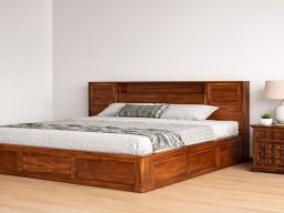Arya Solid Wood Sheesham Bed 