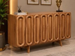 Rox Sideboard In Brown Colour 